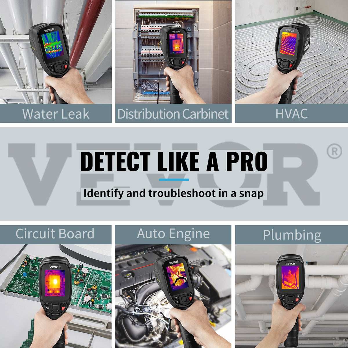 Infrared Thermal Imager | 2MP Visible Light Camera | 240x180 IR Resolution