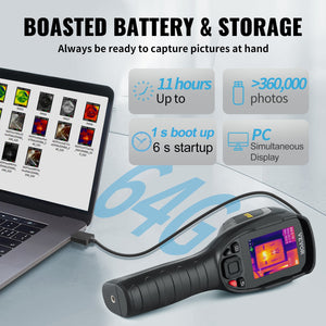 Infrared Thermal Imager | 2MP Visible Light Camera | 240x180 IR Resolution