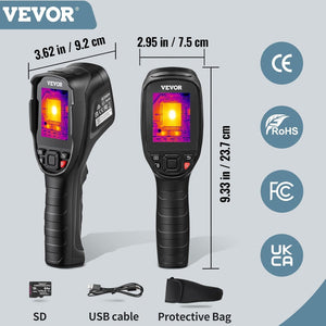 Infrared Thermal Imager | 2MP Visible Light Camera | 240x180 IR Resolution