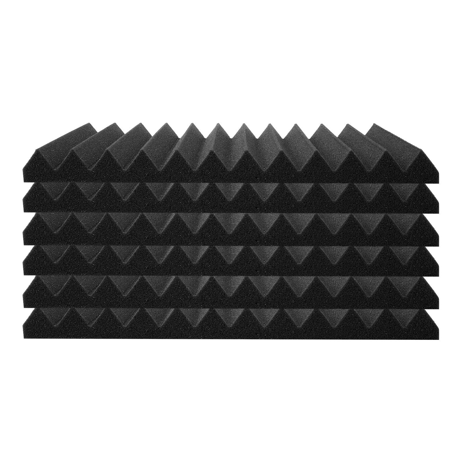Acoustic Foam Panels | 80-Pack 12"x12"x1" Soundproof Tiles