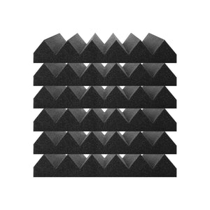 Acoustic Foam Panels | 36-Pack 12x12x2" for Soundproofing