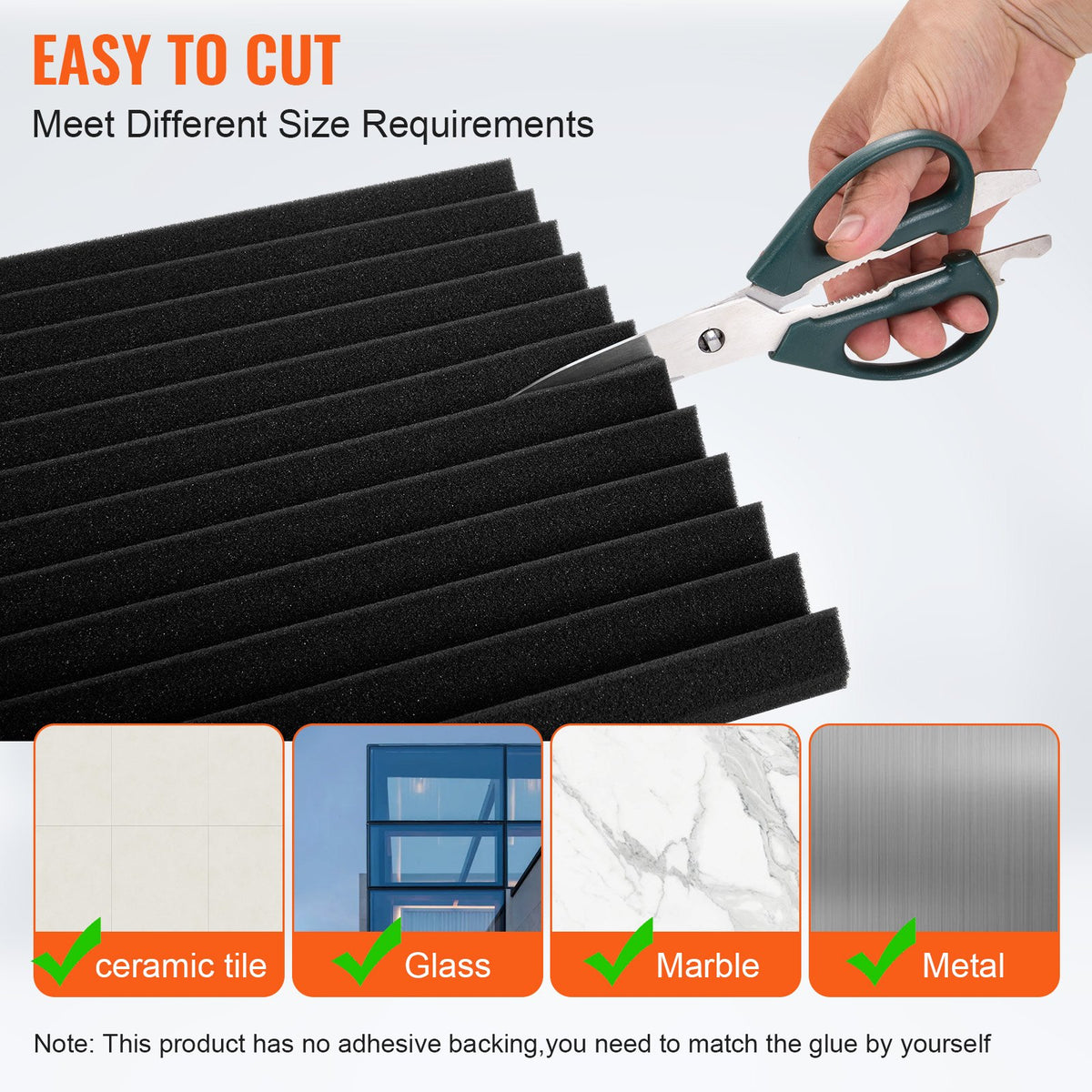 Acoustic Foam Panels | 52-Pack 12x12x1" Soundproof Wall Tiles