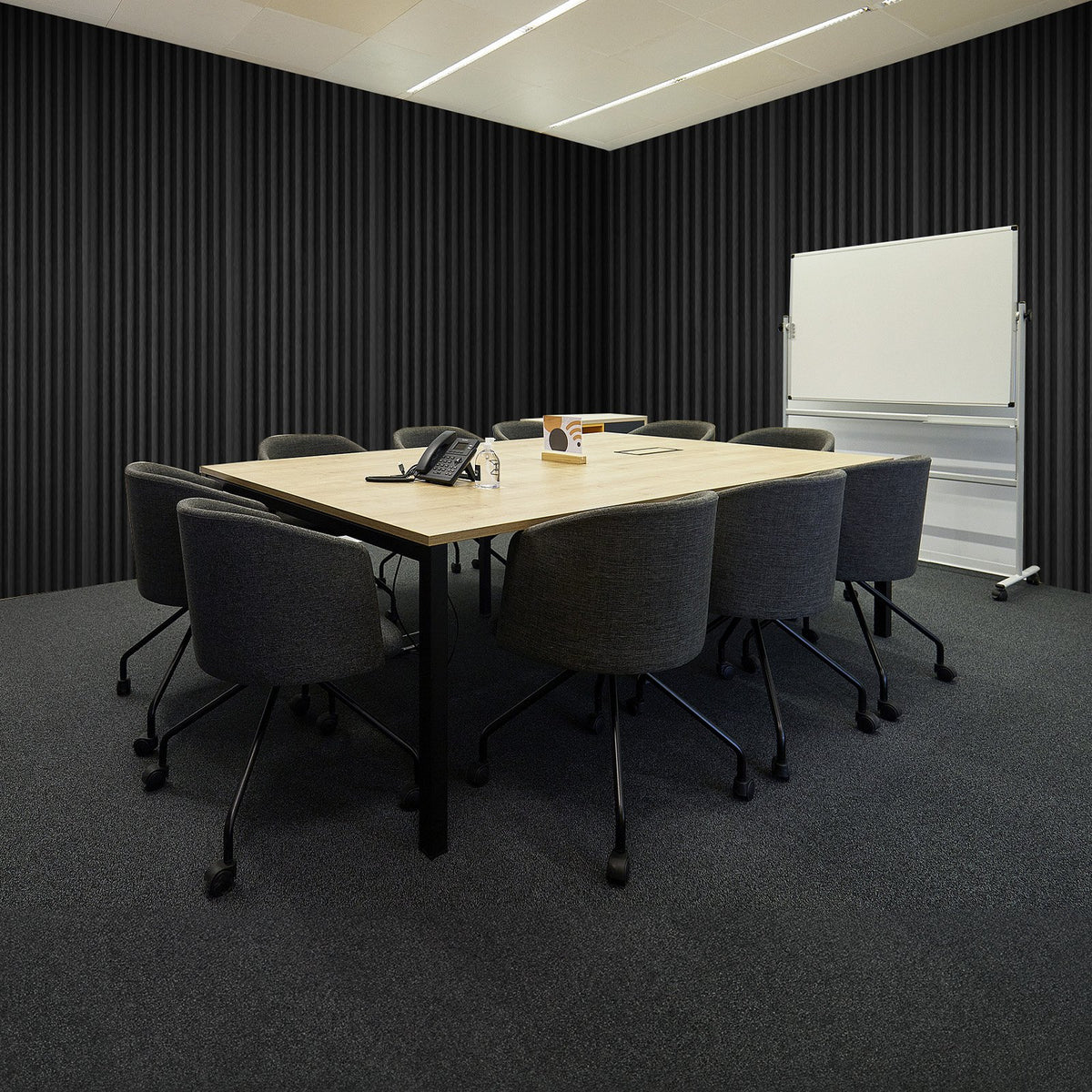 Acoustic Foam Panels | 52-Pack 12x12x1" Soundproof Wall Tiles