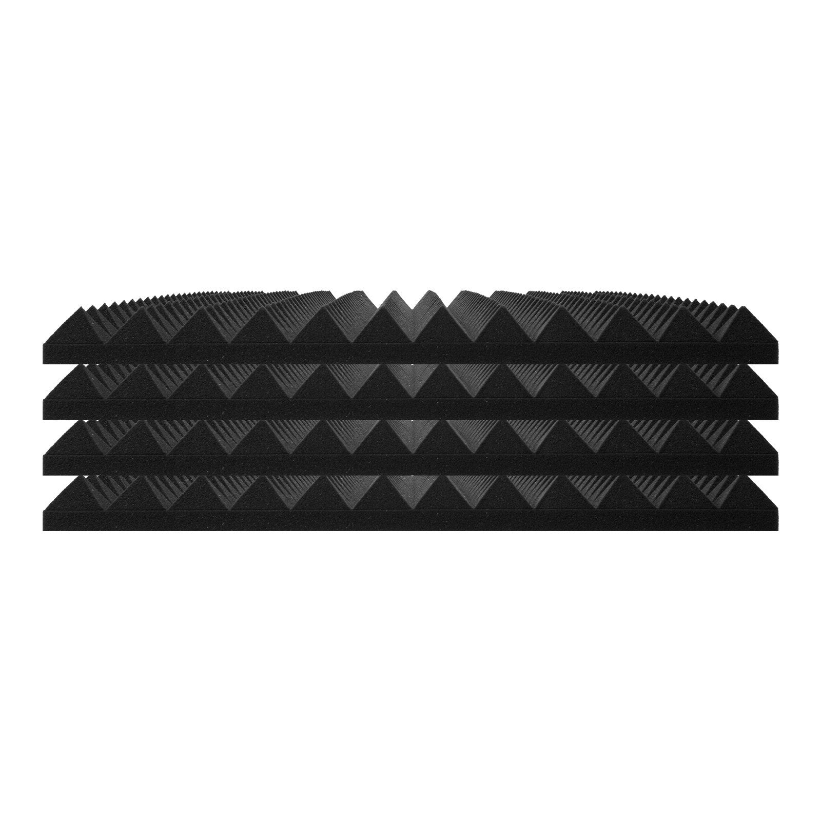 Acoustic Foam Panels 4 Pack | 48" x 24" x 2" | For Soundproofing Walls & Ceilings