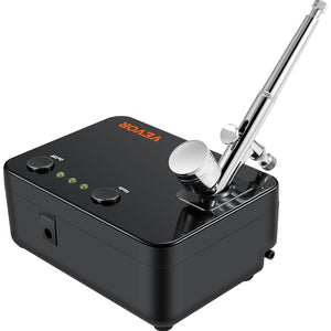 Airbrush Kit | Dual-Action System Compressor for Art & Makeup