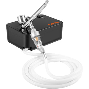 Airbrush Kit | Dual-Action System Compressor for Art & Makeup