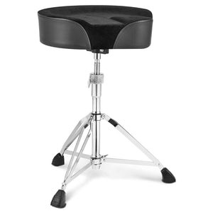 Drum Throne | 560–705mm Adjustable Padded Stool with Drumsticks | 227kg Capacity