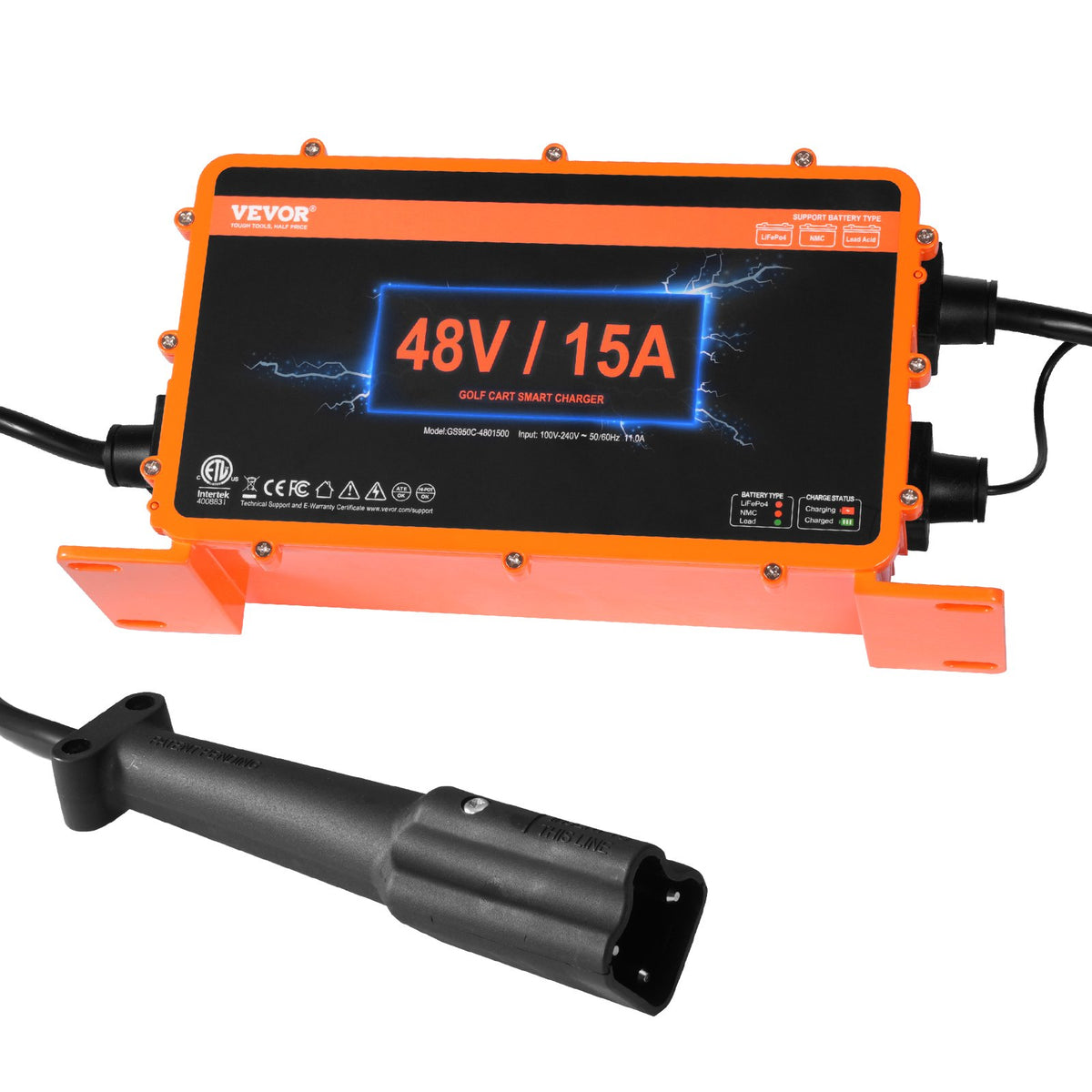 Golf Cart Charger | 15A Smart Battery Charger for Yamaha G29 | IP67