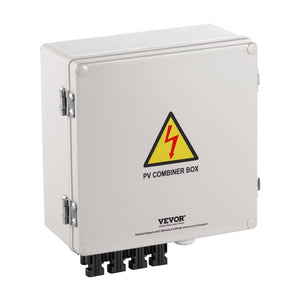 Solar PV Combiner Box 4 String 10A | IP65 ABS Case for Solar Panel Systems