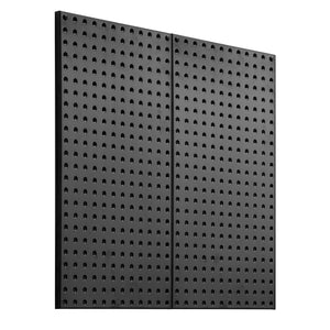 Metal Pegboard Panels | 609x305mm | 2 Wall Organizer Panels