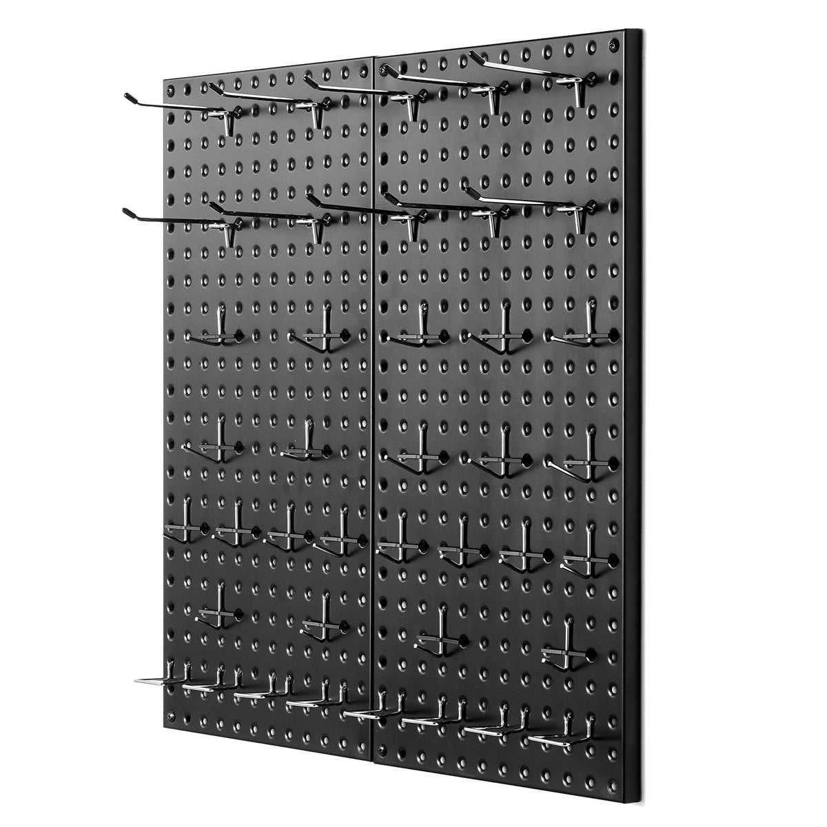 Metal Pegboard Panels | 609x305mm | 2 Wall Organizer Panels