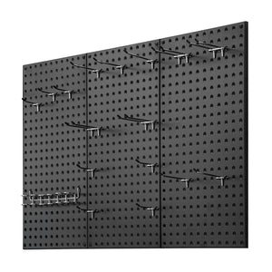 Metal Pegboard Panels | 609x305mm | 3 Wall Organizer Panels