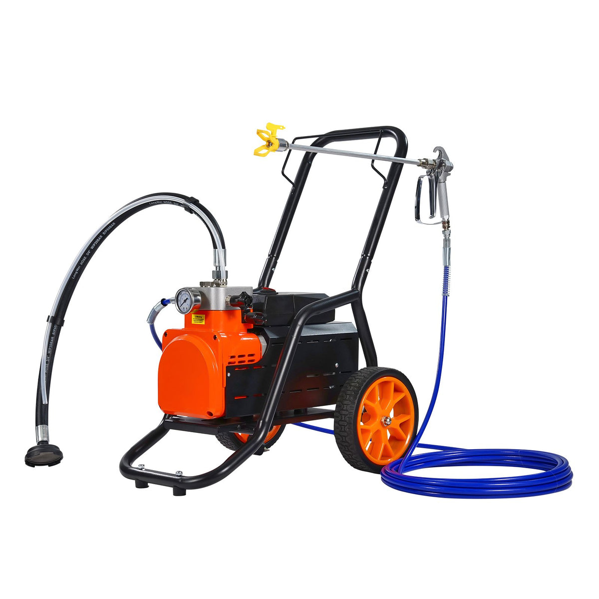 Cart Airless Paint Sprayer | 1700W Diaphragm Electric Sprayer