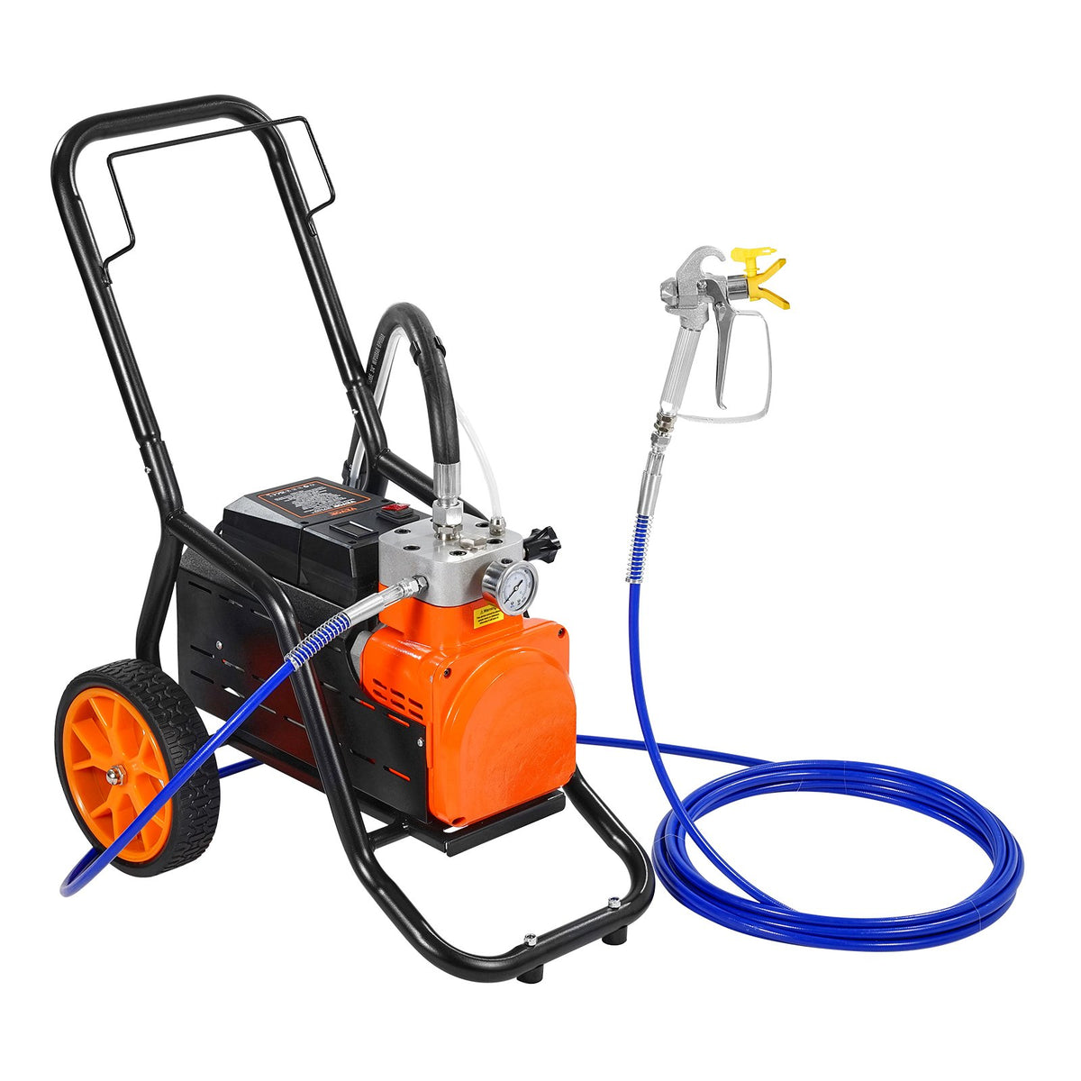 Cart Airless Paint Sprayer | 1700W Diaphragm Electric Sprayer
