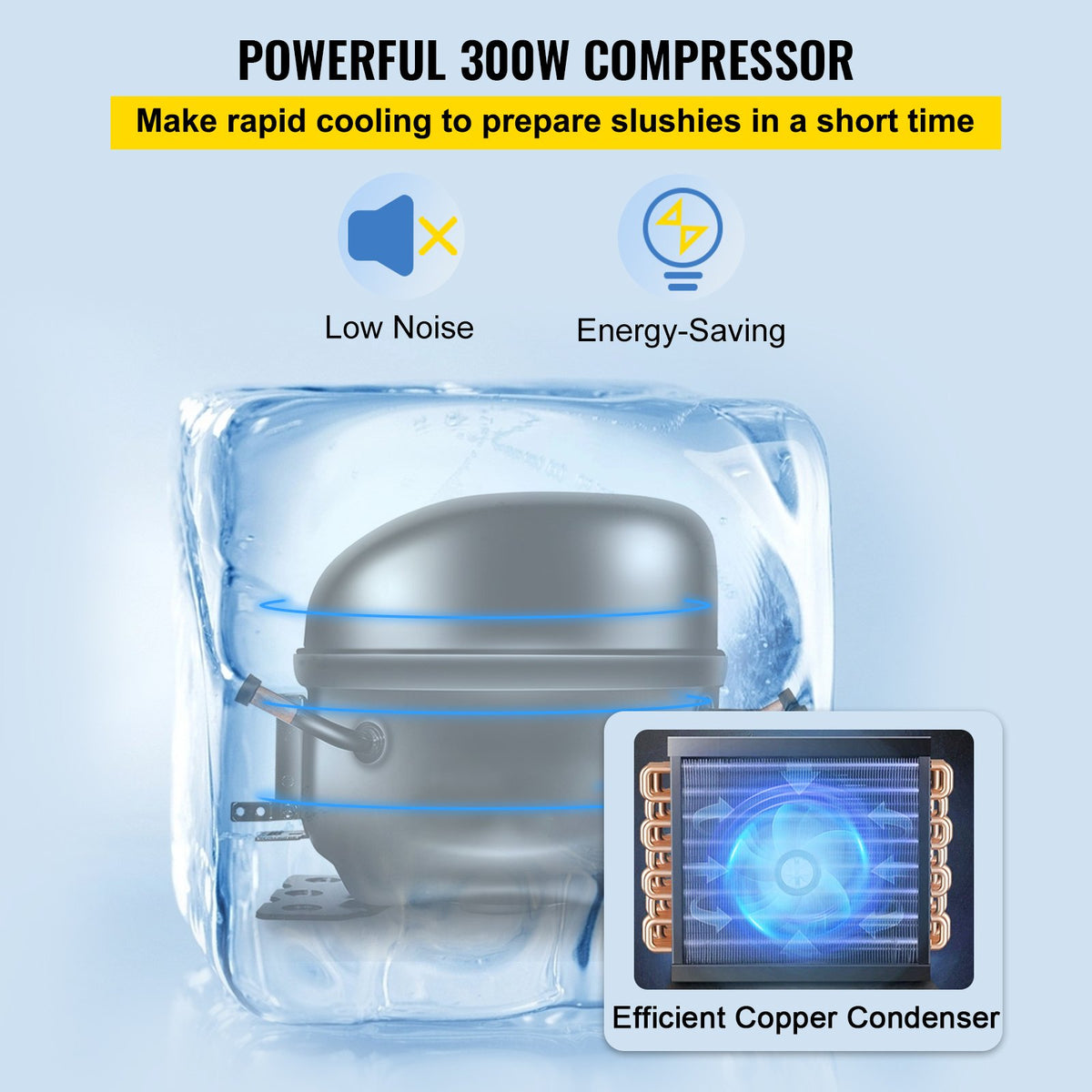 Slush Machine | 6L Frozen Drink Maker for Home or Commercial Use