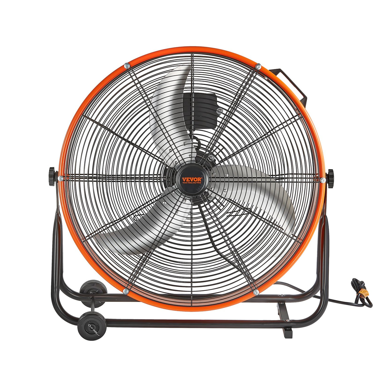 Drum Fan 24" | High Velocity Industrial Fan with Timer | 3-Speed