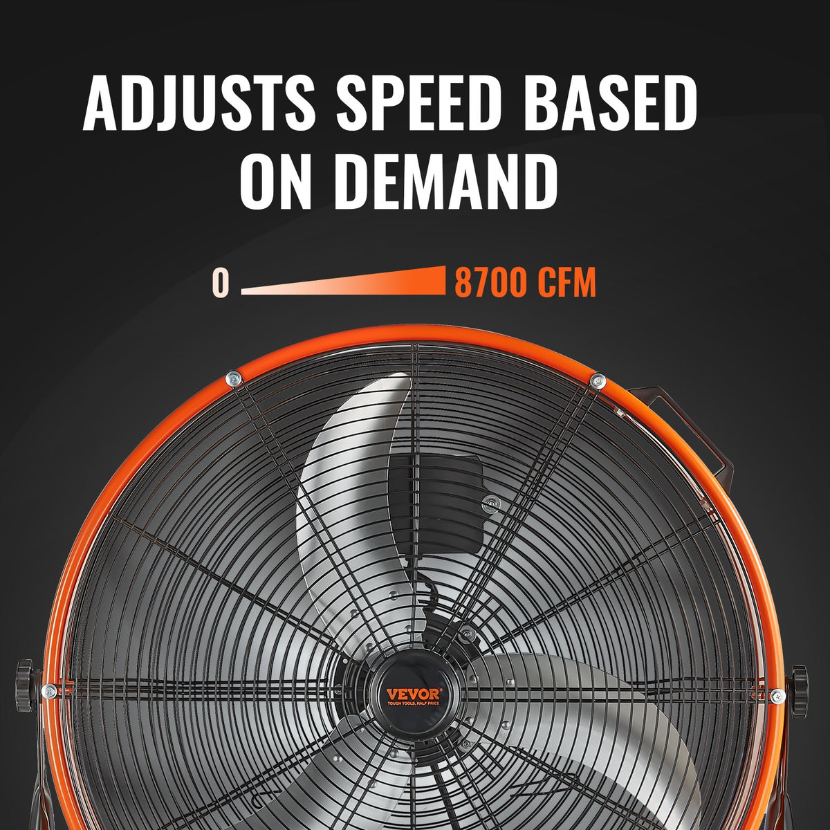 Drum Fan 24" | High Velocity Industrial Fan | 7935 CFM Variable Speed