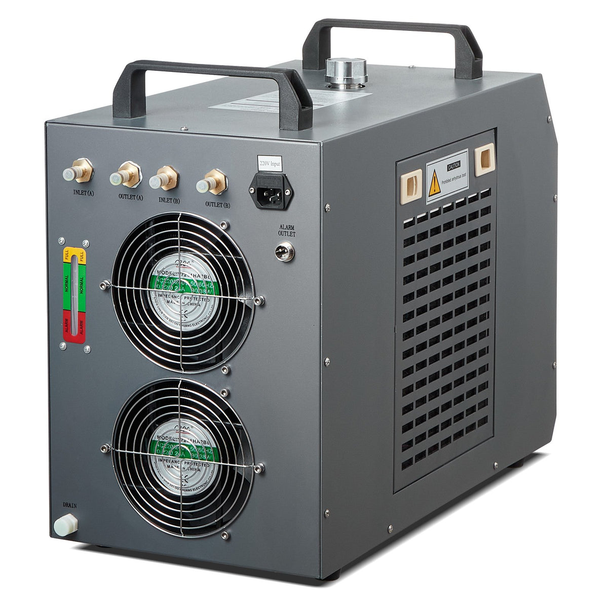 Industrial Water Chiller CW-5202 | Built-In Compressor | 7L Tank Capacity | 18 L/min Flow Rate | Cooling System for CO2 Laser Engraving Machines