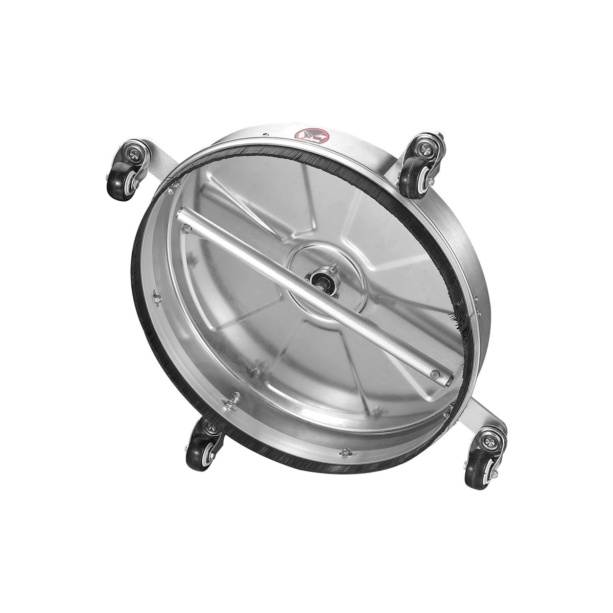 Surface Cleaner 18" with Wheels | Stainless Steel 4000 PSI | Includes 2 Extension Wands