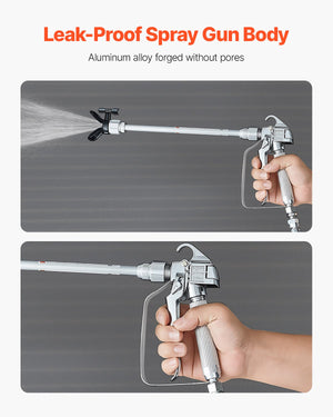 Airless Paint Spray Gun Kit | 3600PSI with Extension Rods & Filters