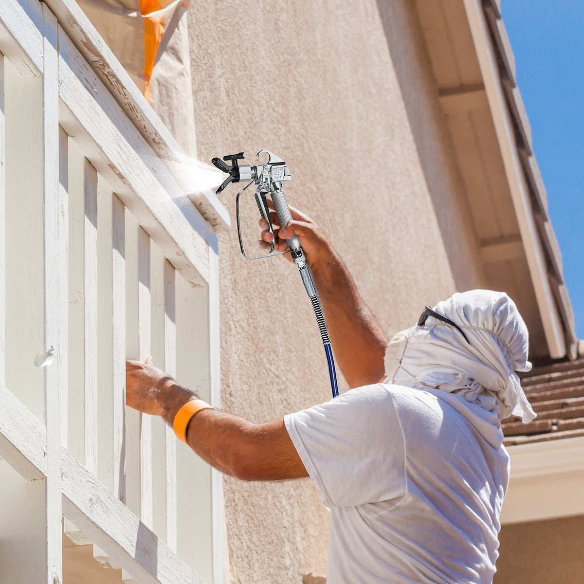 Airless Paint Spray Gun | 3600PSI High Pressure Gun with 517 Tip