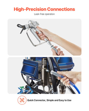 Airless Paint Sprayer Hose | 50ft 1/4" Universal High Pressure Paint Hose