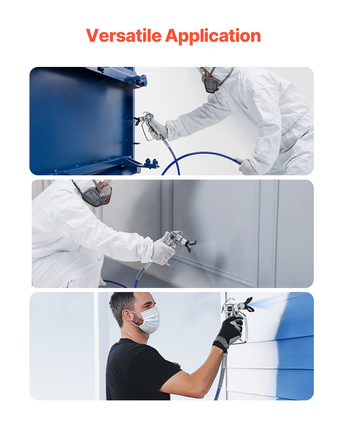 Airless Paint Sprayer Hose | 50ft 1/4" Universal High Pressure Paint Hose