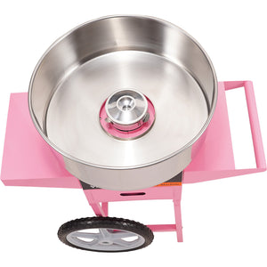 Cotton Candy Machine 1000W with Cart | Commercial Sugar Floss Maker for Parties