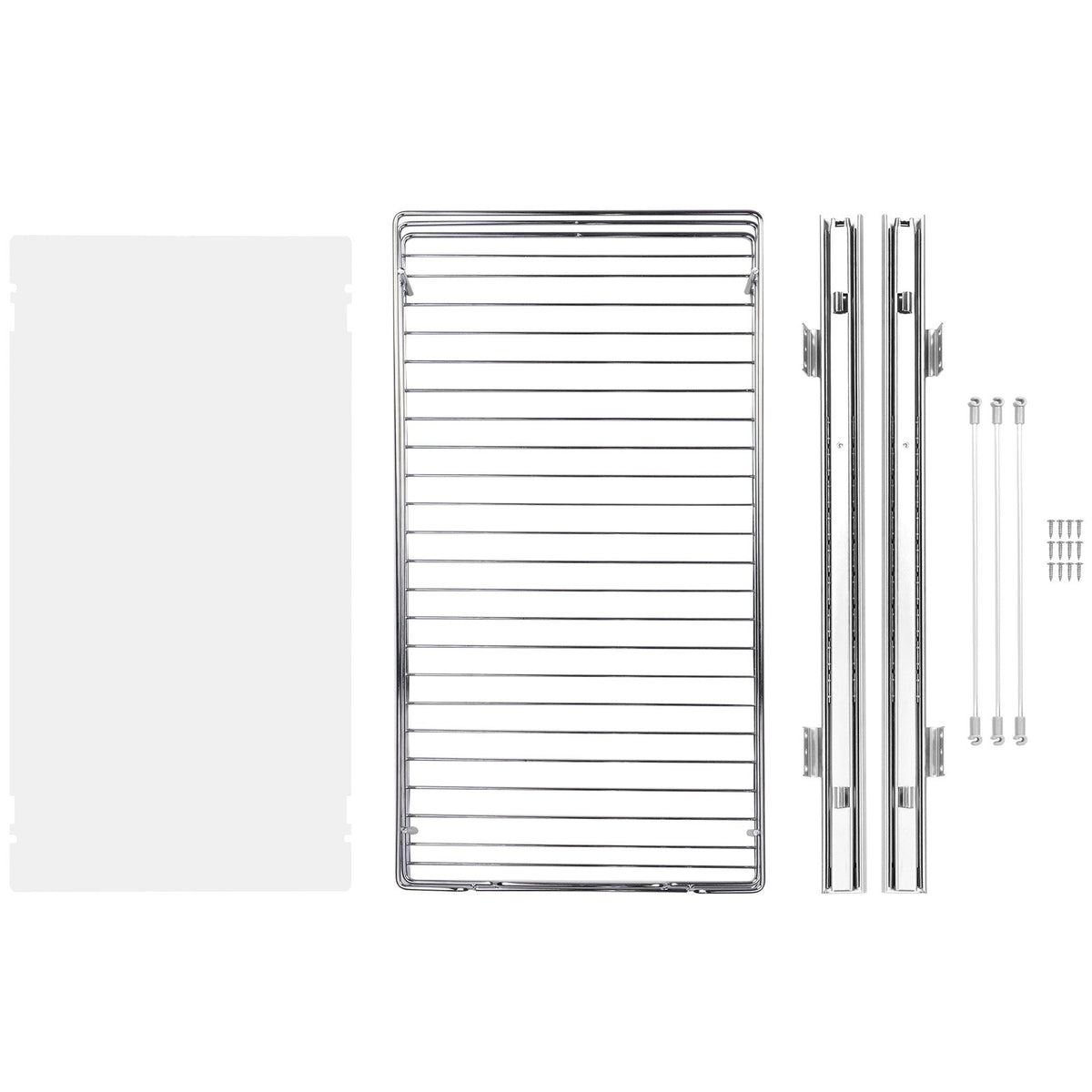 Pull-Out Cabinet Organizer | 11x21" Wire Drawer Basket for Under Sink