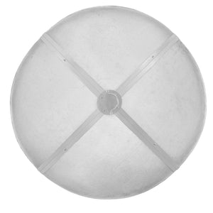 Fire Pit Spark Screen Round 40 Inch | Heavy Duty Steel Outdoor Fire Pit Cover | Easy-Opening Top Screen with Ring Handle | For Patio & Backyard Use