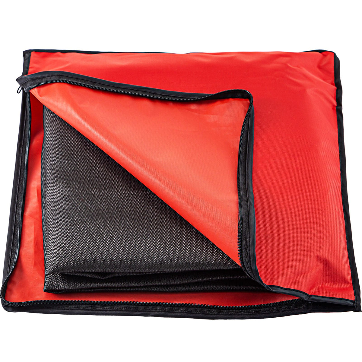 Welding Blanket | 10x10ft Black Fiberglass | Portable Fire Retardant Insulation with Carry Bag