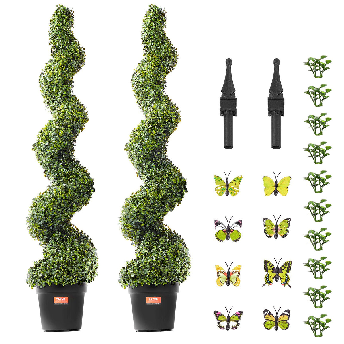 Artificial Boxwood Topiary Tree | 2 Pack 152cm Faux UV-Resistant | Indoor/Outdoor
