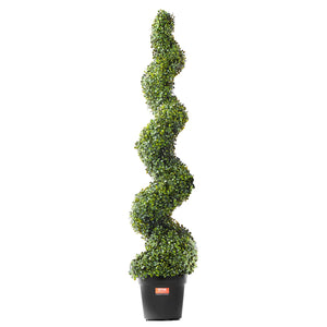 Artificial Boxwood Topiary Tree | 2 Pack 152cm Faux UV-Resistant | Indoor/Outdoor