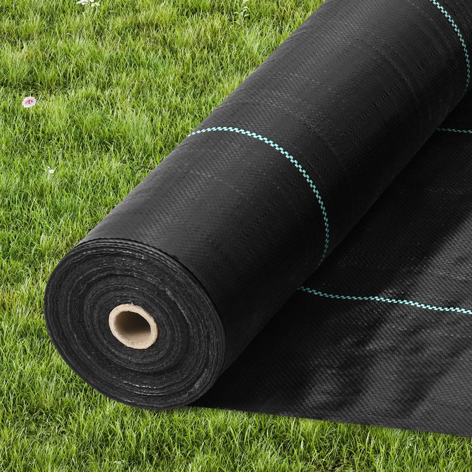 Weed Barrier Fabric | 13x60ft Heavy Duty 5oz Woven Landscape Cloth | Under Gravel & Driveway Weed Control Mat