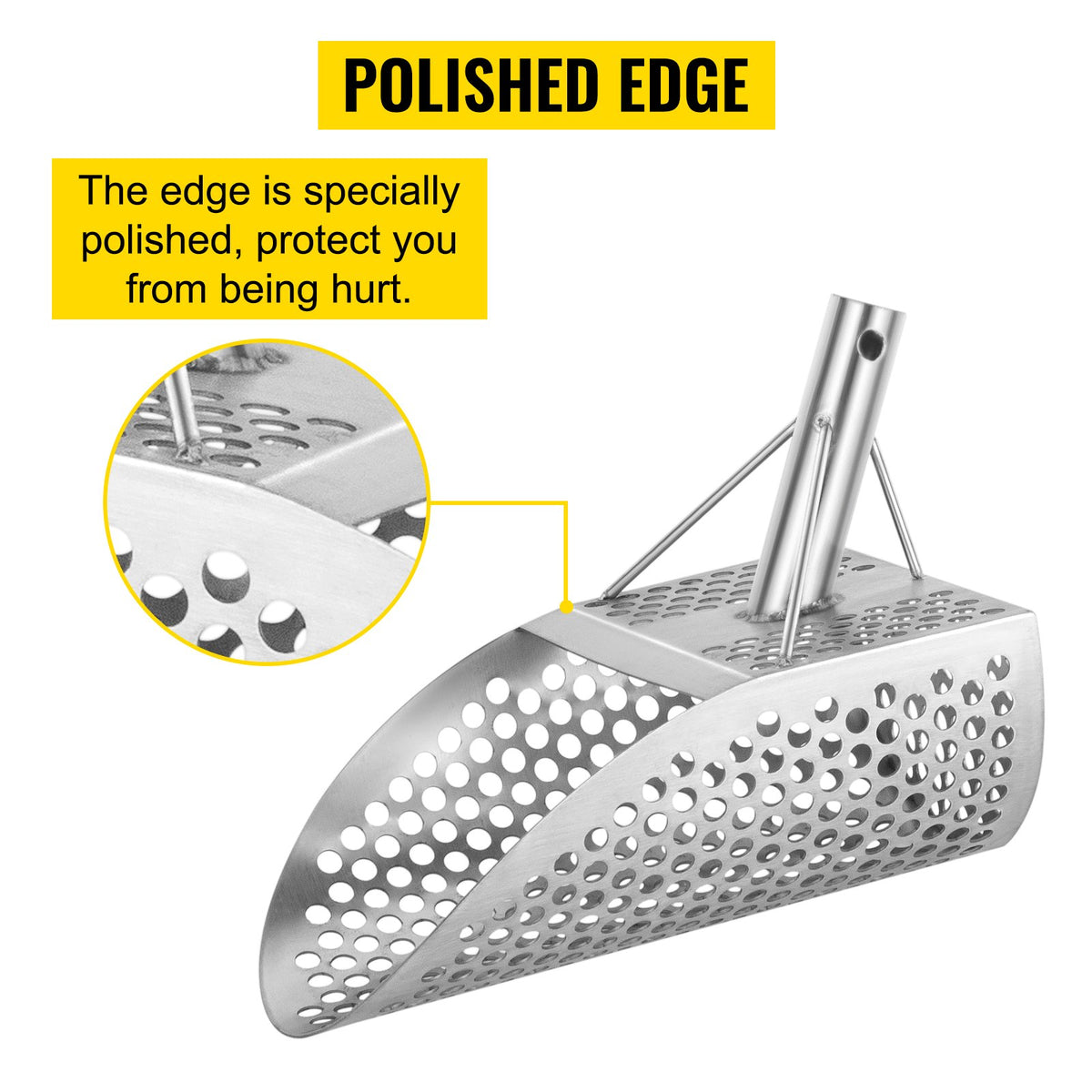 Metal Detector Sand Scoop | Detecting Scoop with Carbon Fibre Handle