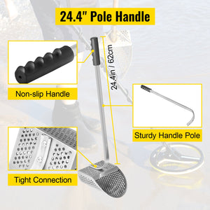 Metal Detector Scoop | Stainless Steel Sand Scoop with Handle