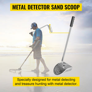 Metal Detector Scoop | Stainless Steel Sand Scoop with Handle