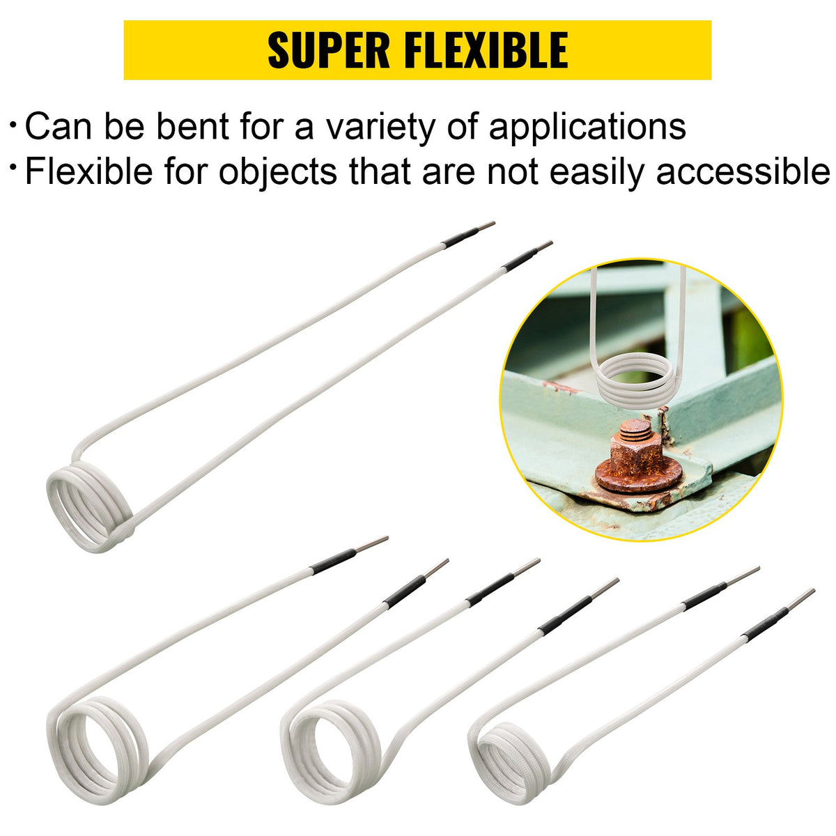 Induction Heater Coil Kit | 8PCS Coils for Rusty Bolt Removal