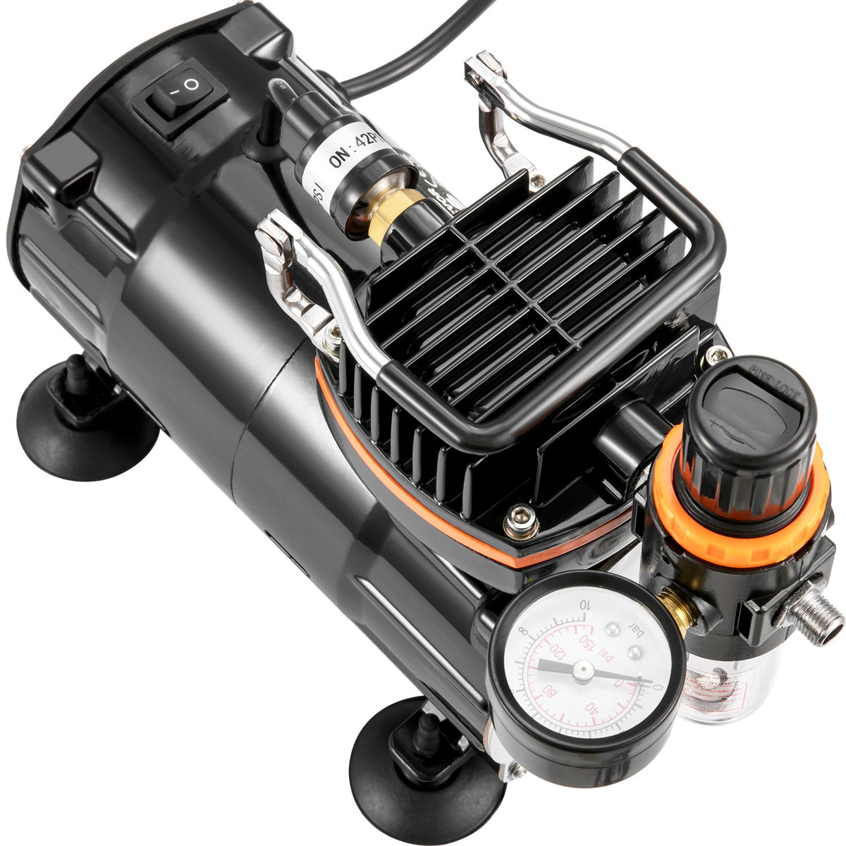 Airbrush Kit | Dual-Action Compressor for Nail Art, Makeup & Models