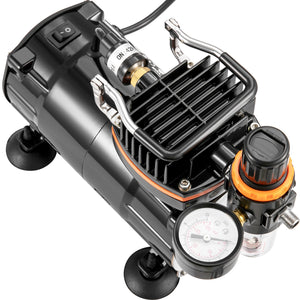 Airbrush Kit | Dual-Action Compressor for Nail Art, Makeup & Models
