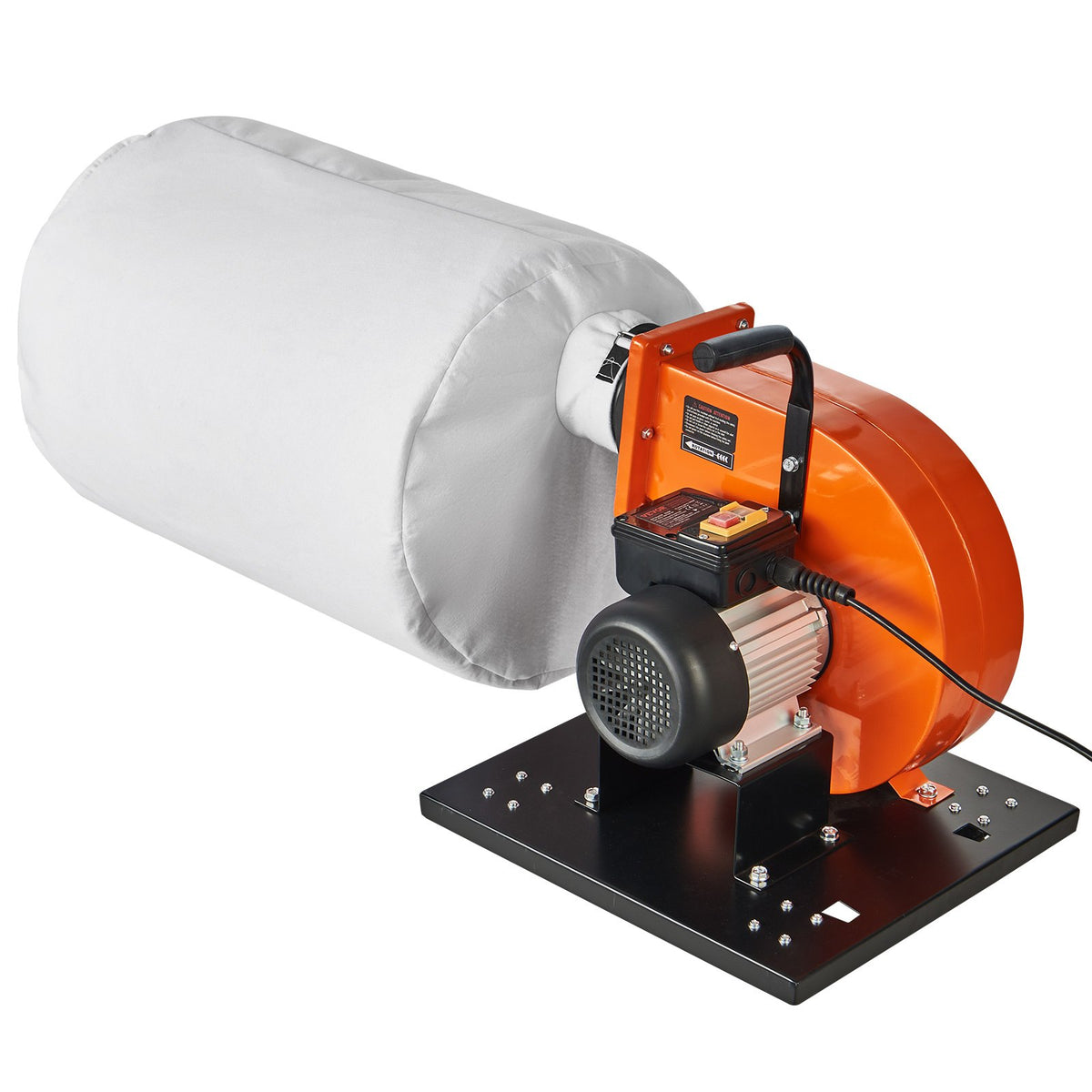 Dust Collector 1HP 460CFM | Mobile Workshop Wood Dust Extractor with 80L Collection Bag | 2.5 Micron Filtration | Rolling Design with Handle & Wheels