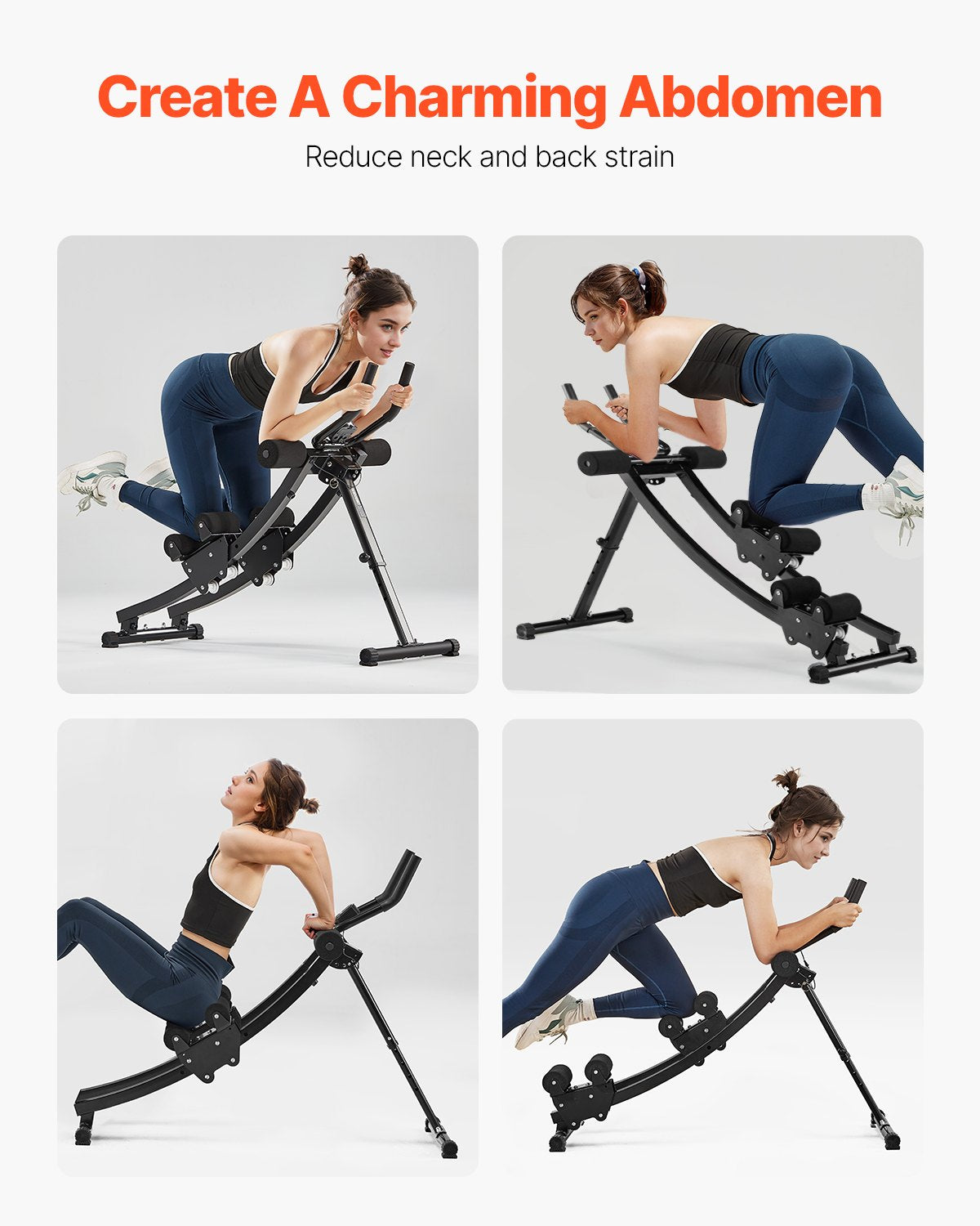 AB Workout Machine | Dual-Track Adjustable Core Trainer