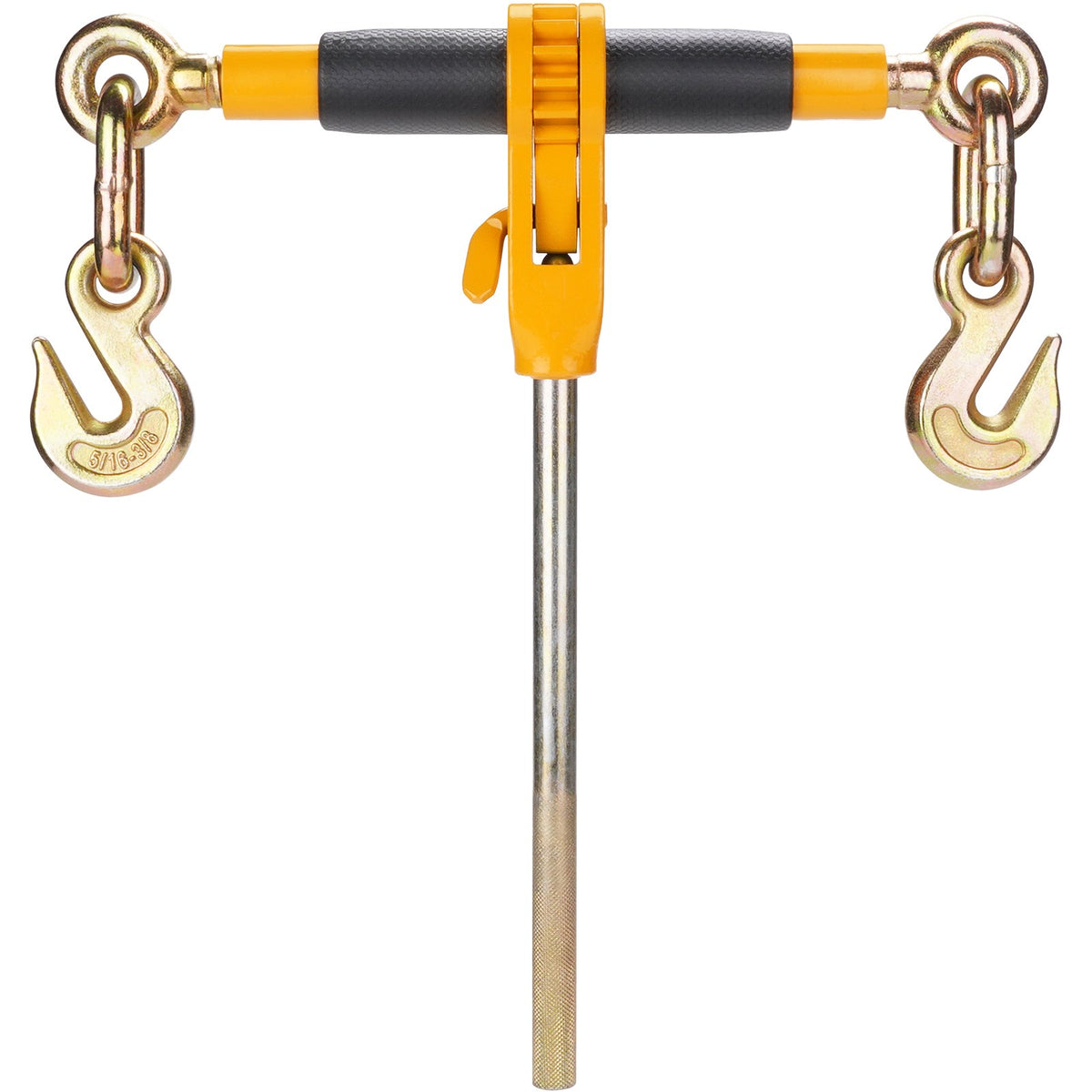 Ratchet Chain Binder Set 4 Pack | 0.9-1.27cm with G80 Hooks | 5443kg WLL | Anti-Skid Handle