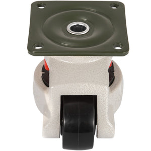 Leveling Casters 4 Pack GD-60F | Plate Mounted | 551kg Load Each | Nylon Wheels with NBR Pad