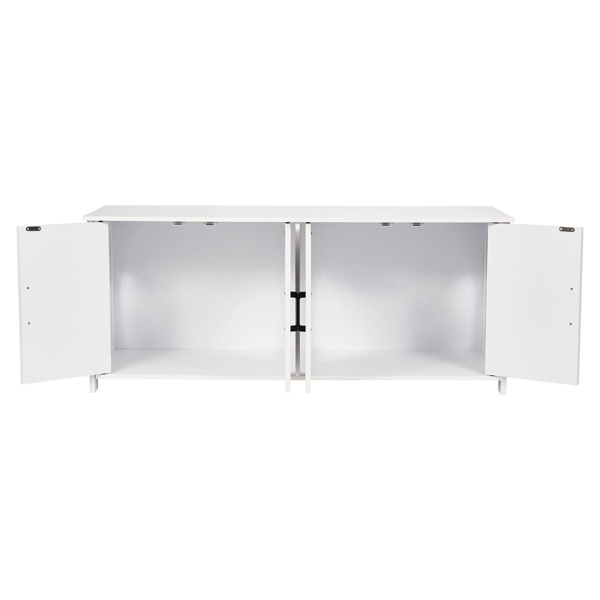 Cat Litter Box Enclosure | 2-Room Wooden Furniture | White
