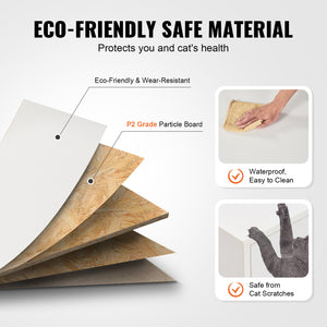 Cat Litter Box Enclosure | Wooden Furniture | 57.9" White