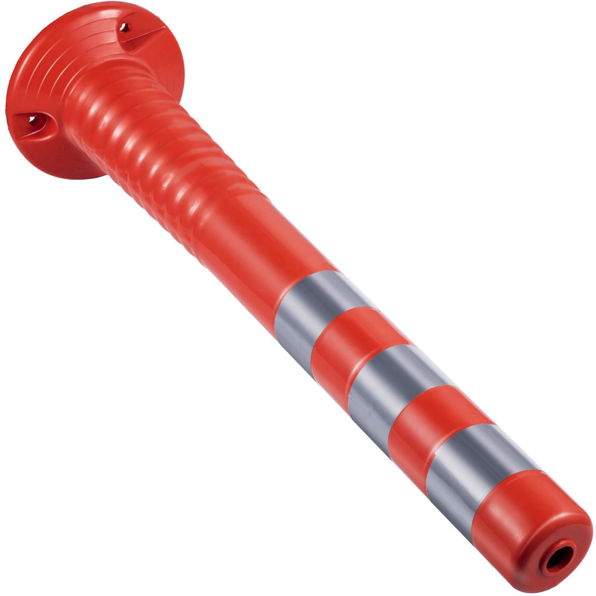 Traffic Delineator Posts | 30" Flexible Spring Channelizer Cones 6-Pack