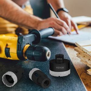 Diamond Drill Bits | 6-Piece Tile Hole Saw Kit with Storage Case