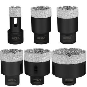 Diamond Drill Bits | 6-Piece Tile Hole Saw Kit with Storage Case