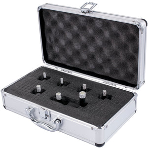 Diamond Drill Bit Set 7 Piece | 6-14mm Vacuum Brazed Tile Hole Saws with Case